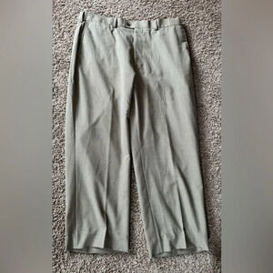 Louis Raphael Rosso Men's Beige Dress Pants  SIZE 36x29 EUC